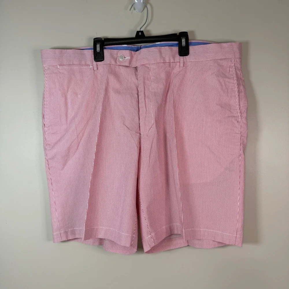 Peter Millar 2018 U.S. Open Red White Golf Shorts Mens 42 Preppy Country Club